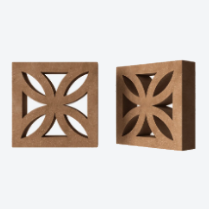 Декоративный бетонный блок