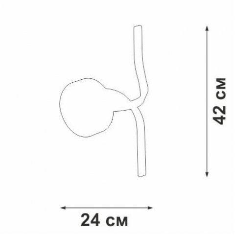 Бра Vitaluce V4683-0/1A