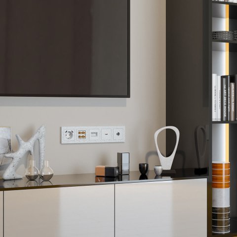 Лицевая панель Werkel Hammer для USB белый W1279501 4690389162985