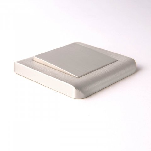 Выключатель Werkel одноклавишный проходной перламутровый рифленый W1112013 4690389160820