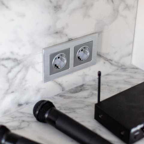 Рамка на 2 поста Werkel Aluminium алюминий W0021706 4690389158032