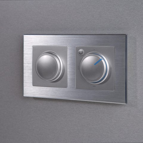 Рамка на 2 поста Werkel Aluminium алюминий W0021706 4690389158032