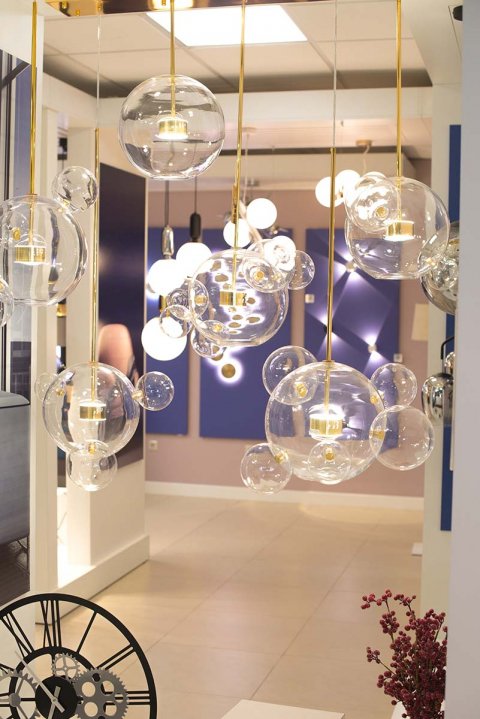 Подвесной светодиодный светильник Odeon Light L-vision Bubbles 4802/12LB