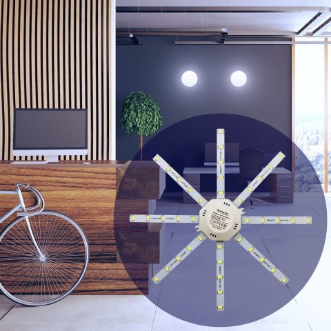 Светодиодный модуль Apeyron Звездочка 12-06