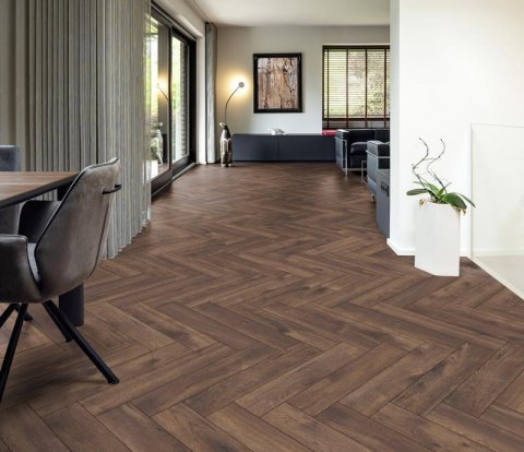 Ламинат Ter Hurne Herringbone Edition Y08 Дуб кабинный