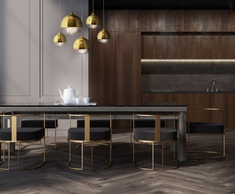 Подвесная люстра Maytoni Fermi P140-PL-170-5-G