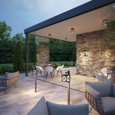 Уличный настенный светодиодный светильник Novotech Street Dantela 358447