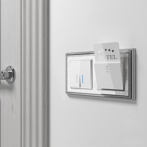 Рамка на 2 поста Werkel Palacio Gracia хром/белый W0021431 4690389159398