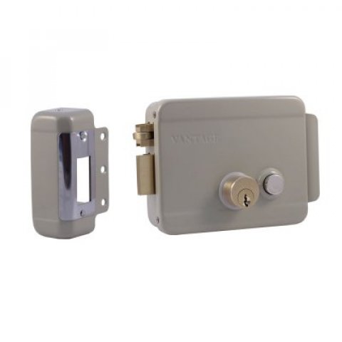 Замок электромеханический VE042 GR R серый