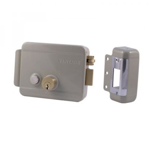 Замок электромеханический VE042 GR L серый