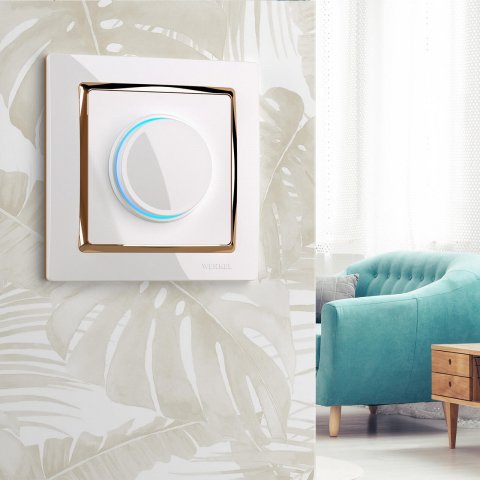 Рамка Werkel Snabb на 1 пост белый/золото W0011933 4690389160714