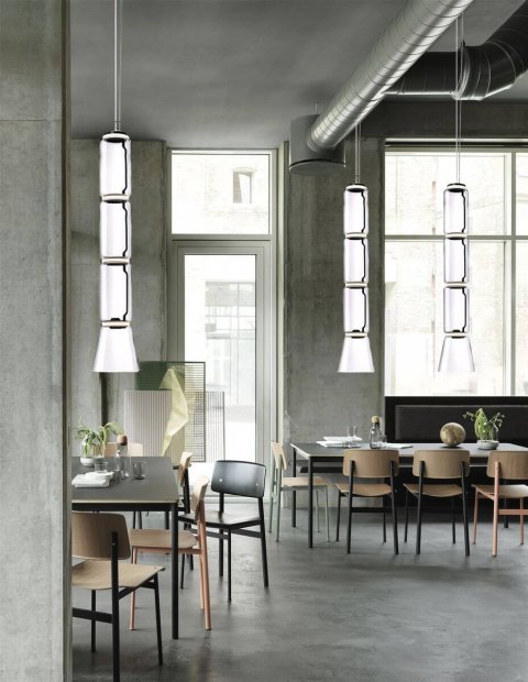 Подвесной светодиодный светильник Milosh Tendence 0749PLB-4BK