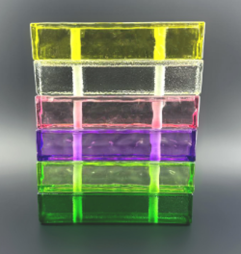 Стеклянный кирпич D27