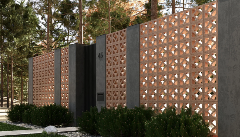 Декоративный бетонный блок OL10 полированный