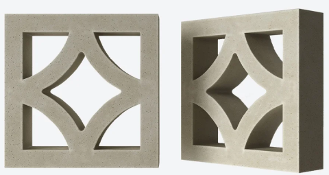 Декоративный бетонный блок OL04