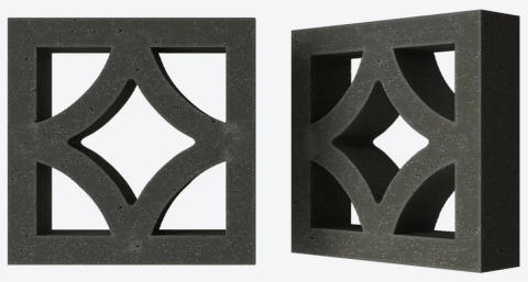 Декоративный бетонный блок OL04