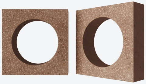 Декоративный бетонный блок OL08 полированный