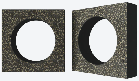 Декоративный бетонный блок OL08 полированный