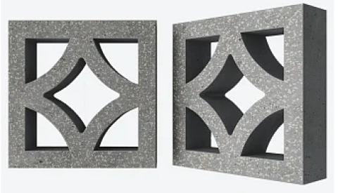 Декоративный бетонный блок OL09 полированный