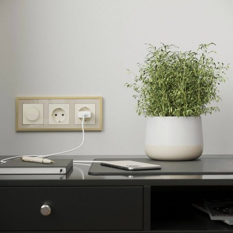 Рамка Werkel Baguette на 3 поста айвори/латунь W0032851 4690389185762