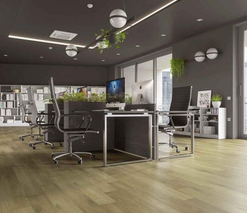 Замковый виниловый пол Home Expert Natural 2185-12 Дуб Волшебный лес