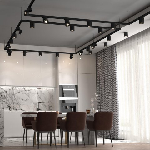 Трековый светодиодный светильник Novotech Port Groda 358779