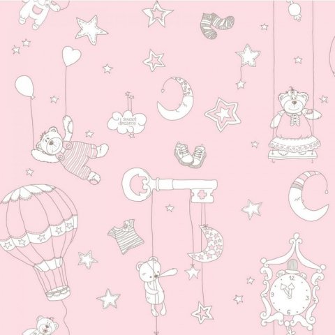 Обои Parato (Cristiana Masi) Bim Bum Bam 2234