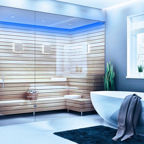 Светодиодная влагозащищенная лента Apeyron 14,4W/m 120LED/m 2835SMD синий 5M 00-327