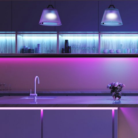 Светодиодная лента Apeyron 7,2W/m 30LED/m 5050SMD разноцветная 5M 38BL