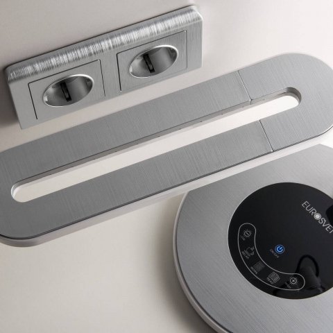 Рамка на 2 поста Werkel Stream серебряный W0022106 4690389162213