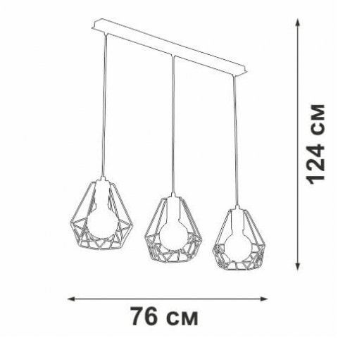 Подвесной светильник Vitaluce V4705-1/3S