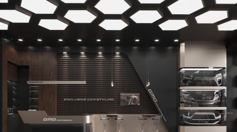 Подвесной светодиодный светильник Siled Hexago 7371074