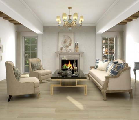 Замковый SPC ламинат Hoi Pekin 3033008PK Фарфор