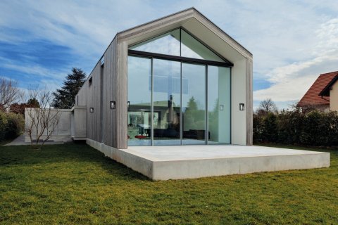 Садовый настенный светильник Kanlux VIMO EL 27 SE-B 34982