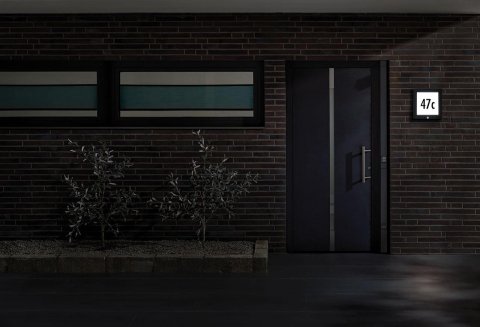 Уличный настенный светодиодный светильник Paulmann Panel Bewegungsm 94254