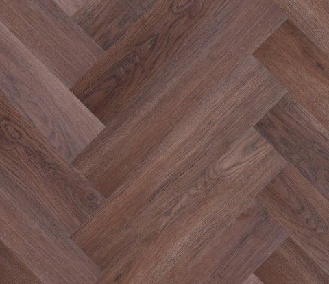 Замковый кварц-виниловый пол Home Expert Parquet 33-3011 Дуб шоколадный