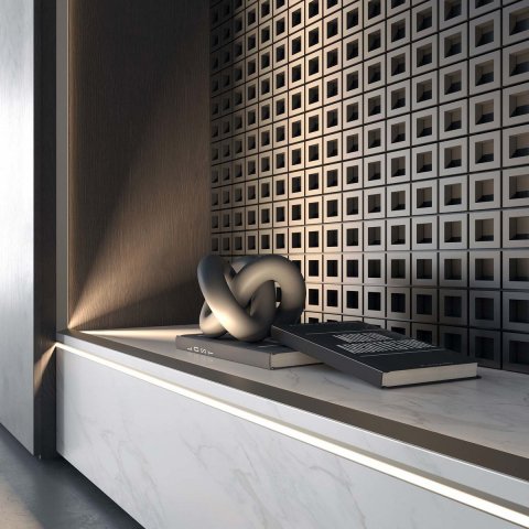 Профиль Arlight SL-Mini-Shelf-H8-2000 Anod Olive Grey 038205