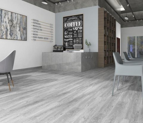 Замковый SPC ламинат Hoi Pekin 36831PK Дуб Мэй