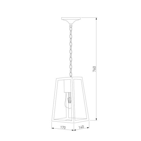 Уличный подвесной светильник Elektrostandard Germes 35152/H a058805
