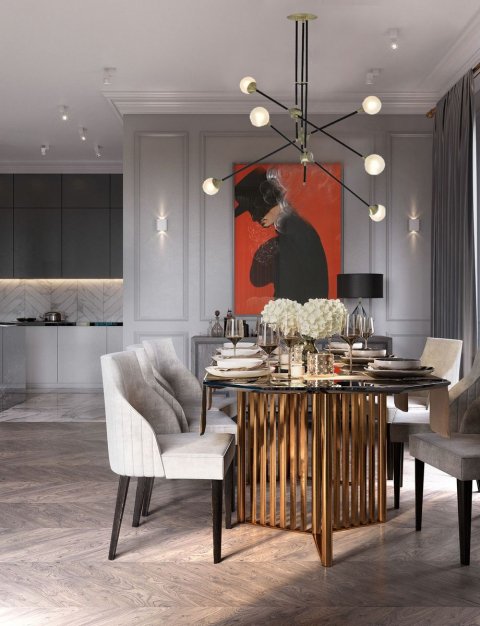 Подвесная люстра Milosh Tendence 0701CL-6BK