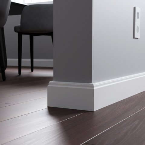 Плинтус МДФ (грунт) профиль №7