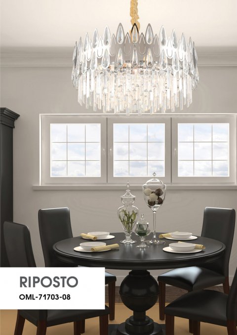 Подвесная люстра Omnilux Riposto OML-71703-08