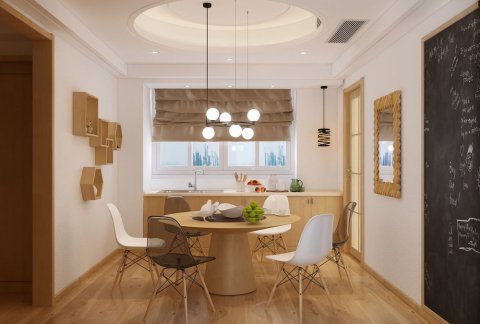 Зеркало Runden Дубовые планки V20083