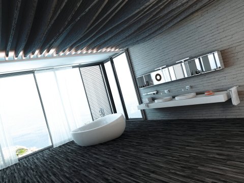 Настенный светодиодный светильник Kanlux ASTIM IP44 8W-NW-C 34932