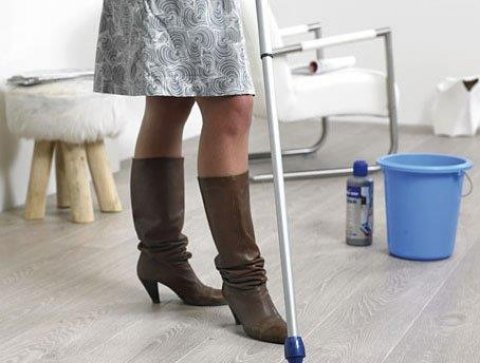 Комплект для чистки Quick-Step Cleaning Kit (швабра + чистящее средство)