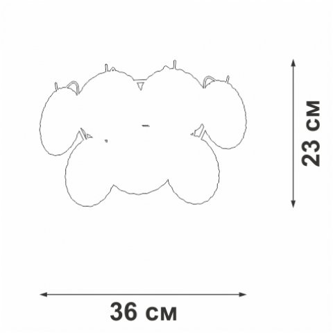 Настенный светильник Vitaluce V5295-8/2A