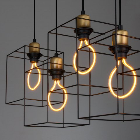 Лампа светодиодная филаментная Elektrostandard E27 4W 2400K прозрачная a043991