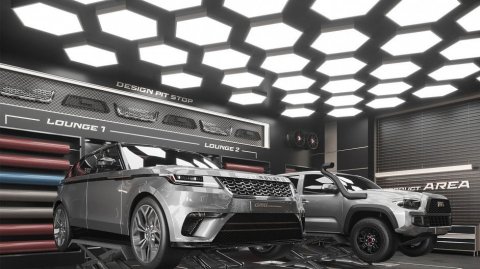 Потолочный светодиодный светильник Siled Hexago 7372401