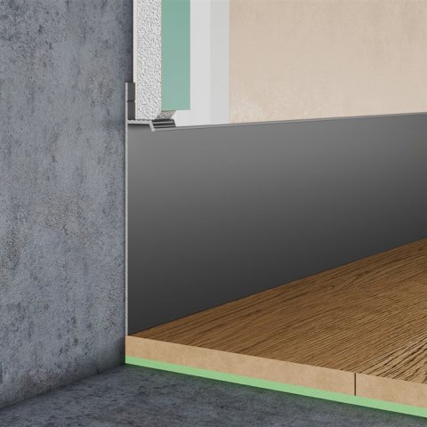 Плинтус скрытого монтажа Pro Design 323 (не анод. алюминий)