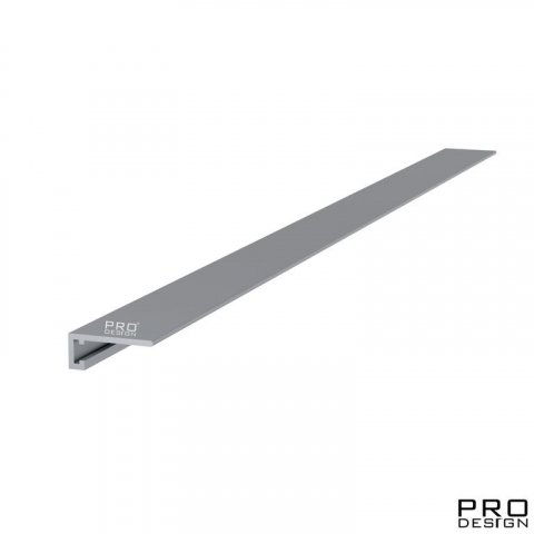 Микроплинтус Mini 7067 (не анадированный) Pro Design 6,15 мм х 15,5 мм х 2700 мм